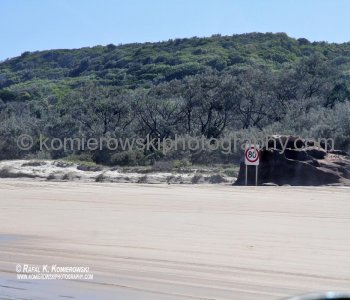 Seventy-Five Mile Beach is an actual highway that runs up the surf side of the island.... posted with warning signs too !