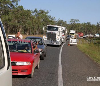 We found that drivers  on the Bruce Highway .... are becoming frustrated by delays....
