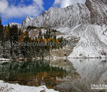 Chester Lake...the larch are turning color....
