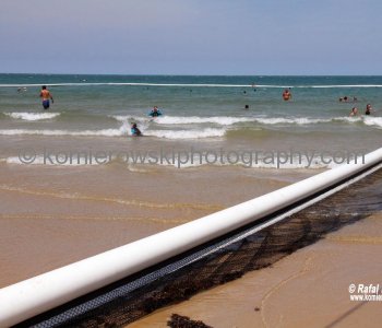 Mission Beach, a popular gateway to the Great Barrier Reef and rainforests