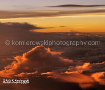 Almost sunset...somewhere above Pacific on the way to Shanghai
