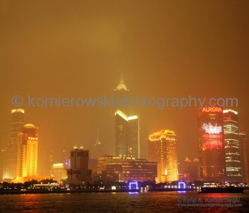 Pudong... Shanghai by night...