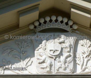 Coat of Arms - of Chotek family a.k.a. Chotkovï¿½ z Chotkova a Vojnï¿½na ,  (Palace) Zï¿½mek KaÄina, Svatï¿½ Mikulï¿½, Czech Republic