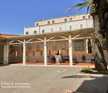 Courtyard at the Basilica of the Annunciation, Nazareth