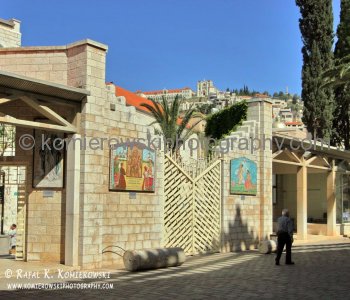 Courtyard at the Basilica of the Annunciation, Nazareth