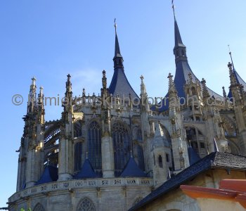 St Barbara Roman Catholic church in Kutnï¿½ Hora,  (UNESCO-World Heritage Site)
