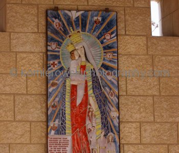 Courtyard at the Basilica of the Annunciation, Nazareth