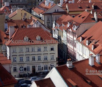 Famous red roofs (of Prague) seen from Hradčany ...castle district in Prague, Czech Republic