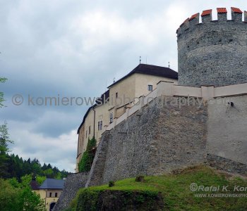 Český Šternberk Castle one of the best preserved Gothic Bohemian castles of the midd-13th century, Czech Republic