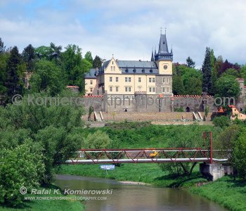 Manor House-Český Šternberk Castle one of the best preserved Gothic Bohemian castles of the midd-13th century, Czech Republic, Central Bohemian Region, Czech Republic
