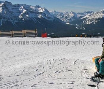 Lake Louise-Canada s largest skiing area in the Rockies, massive skiing area is spread over four mountains that will challenge your skiing skills. Here you can ski over 60 miles of ski trails. Many fast ski lifts will whisk you up to the top of 10 000-fo
