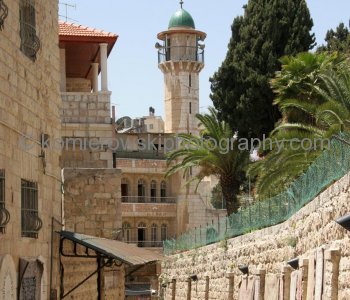 The Muslim Quarter at Old City in Jerusalem