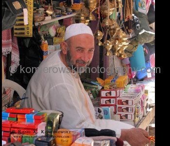 The Muslim Quarter at Old City in Jerusalem