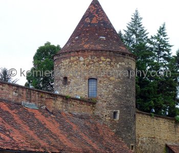 Old structure in courtyard of Zagreb Cathedral
