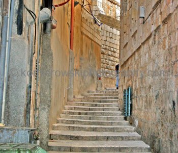 The Muslim Quarter at Old City in Jerusalem