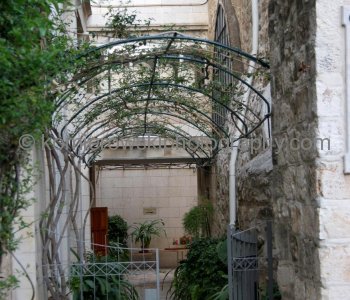 The Muslim Quarter at Old City in Jerusalem