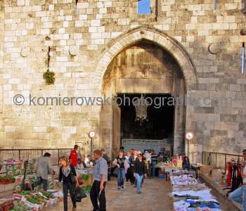The Damascus Gate,  Old City in Jerusalem