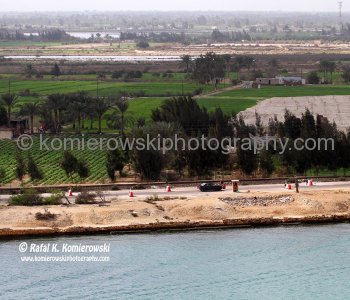 Landscape near the Suez Canal