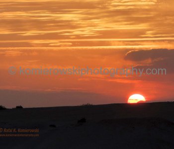Sunset time ...the Suez Canal...on the way to Port Suez