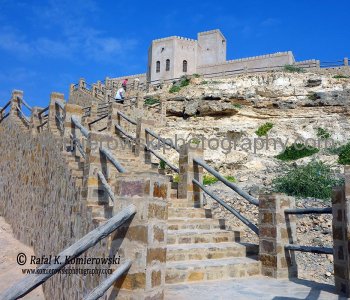 Taqah Castle, (Taqah Fort ) 19th century structure was used as the office and residence of the Wali of Taqah until 1970
