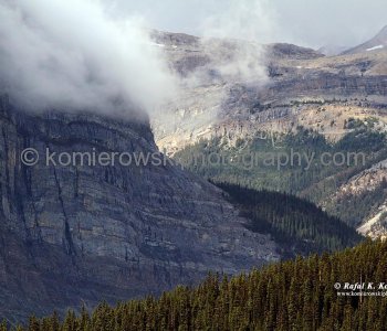 Rockies near Hector Lake, Banff National Park, Alberta, Icefields Parkway- Canadas most scenic mountain roadway
